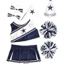 Build-A-Bear Workshop Dallas Cowboys Cheerleader Uniform 6 pc.