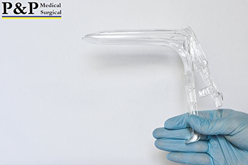 DISPOSABLE VAGINAL SPECULUM MADE OF HIGH GRADE POLYSTYRENE / PLASTIC PCS 38% Medium ( 5 speculums in package) BY P&P MEDICAL SURGICAL LLC