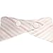 Super Soft 100% Organic Natural Cotton 'Monkey Around Baby' Bandana Drool Bibs with Snaps for Girl or Boy - Reversible Set of 4 - Premium Unisex Baby Shower Gift Set - Handkerchief Baby Bib Bandanas