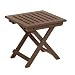 Kitchen & Housewares : Folding Adirondack Side Table - Brown