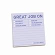 Knock Knock Sticky Notes: Great Job On (Pack of 8)