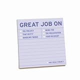 Knock Knock Sticky Notes: Great Job On (Pack of 8)