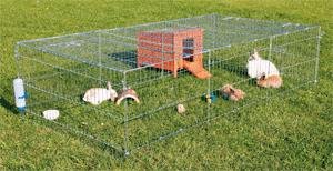 Massive Galvanized Rabbit Guinea Pig Playpen Run