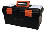 HOMAK BK00119005 19-1/4-Inch Black Plastic Tool Box