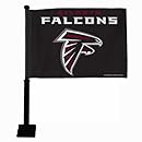 NFL Atlanta Falcons Car Flag, Black Pole