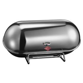 Wesco Breadboy Bread Bin Stainless Steel Matt Chromium