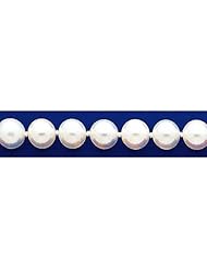 14k 6.5-7mm White Akoya Saltwater Cultured Pearl Necklace