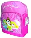 Disney Princess Girls Pink Hearts School Backpack Large with Detachable Pencil Case