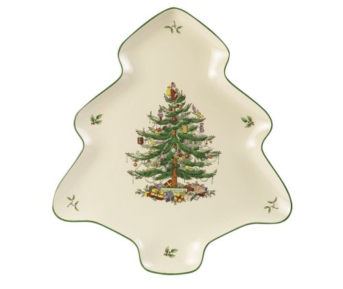 Spode Christmas Tree-Shaped Platter
