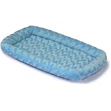 MidWest Quiet Time Fashion Pet Bed, Powder Blue, 22 x 13