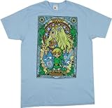 Stained Glass Link - Legend Of Zelda - Nintendo Sheer T-shirt