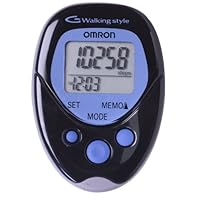 Omron Hj-113 Pocket Pedometer, Walking Style, Black