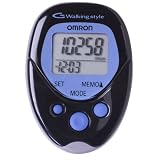 Omron Hj-113 Pocket Pedometer, Walking Style, Black