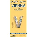 vienna wien austria 111000 street map laminated 2012 edition borch