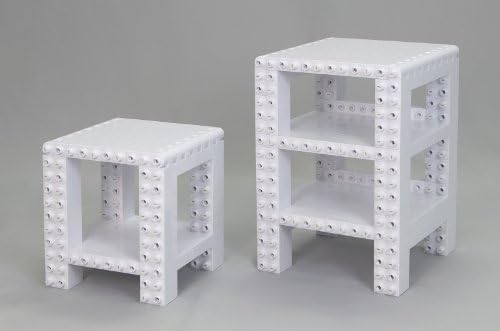 Do-It-Yourself DIY Building Block Furniture - Homebuilder Amateur (White)