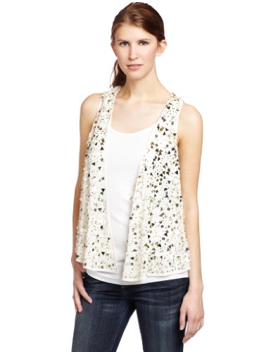 French Connection Women's Yasmine Sequin Vest
