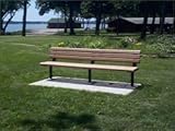 Park Scapes(tm) Recycled Plastic Park Bench Park Scapes(tm) Recycled Plastic Park Bench