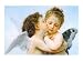 First Kiss by William Adolphe Bouguereau Fine Art Print / Poster 31.00 x 24.00 in.