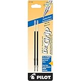 Pilot Dr. Grip Ballpoint Ink Refill, 2-Pack for Retractable Pens, Medium Point, Blue Ink (77228)