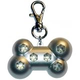 Dog Bone 6 LED Pet Safety Pendant Light for collar