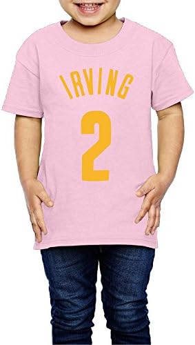 OZZLC Kyrie Irving Unisex T-shirt 4 Toddler Pink For 2-6 Years Old