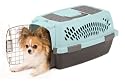 Petmate Pet Taxi Fashion Kennel, Small, Blue Air/Coffee