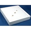 Diamond Ring Display Jewelry Tray 12 Rows Leather Case