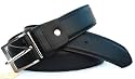 Black Stylish Italian leather belt by Kenneth Brownne -