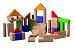 Plan Toys Wooden Blocks - 50 Blocks