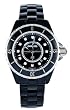 Chanel J12 Diamonds Black Ceramic Ladies Watch H1625 from Chanel