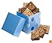 Geoff & Drew's Blue Dots Gift Box of 8 Fresh Baked Toffee and Chocolate Chunk Brownies