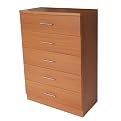 Oversized 5 Drawer Chest - Cherry