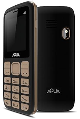 Aqua J1 - Dual SIM Basic Mobile Phone - Gold