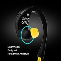 Mpow A6 Bluetooth Headphones V4.1, IPX6 Waterproof Sports Headphones w/Mic, CVC6.0 Noise Cancelling Wireless Earbuds, Running Headset w/11 Hours Playtime by Mpow