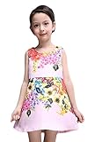 (コ-ランド) Co-land 発表会 フォーマル キッズドレス ノースリーブ 結婚式 子供ワンピース 女の子 女児 花柄 ガールズ ベビー 入園式 演奏会 ピンク 140