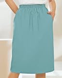 Womens Donnkenny Pull-On Skirt, Plus
