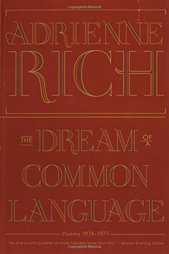 The Dream of a Common Language: Poems 1974-1977