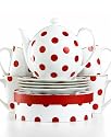 Rosanna Dinnerware, Red Dots Collection