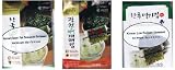 Korean Seaweed Lava Snack Sampler - Original, Green Tea & Low Salt (9x0.18 Oz Packets)