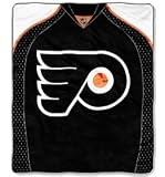 Philadelphia Flyers 50''x60'' Royal Plush Raschel Throw Blanket - Jersey Design