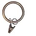 House Parts Egyptian Gold Metal Rings for 1.25 Diameter Rod