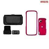 Nokia Nuron 5230 Combo Rubber Feel Rose Pink Protective Case Faceplate Cove ....