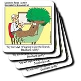 Review 3dRose LLC  / Branch Davidians - Set Of 8 Ceramic Tile Coasters
