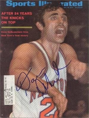 Dave DeBusschere (New York Knicks) autographed Sports Illustrated Magazine