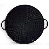 ZonePropre - Couvercle en silicone / Plaque de cuisson - Noir - 30cm de diamètre - 10 ans de Garantie
