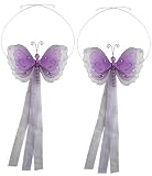 5 Purple Multi-Layered Butterfly Curtain Holder Tieback tiebacks tie backs baby girls nursery room decor