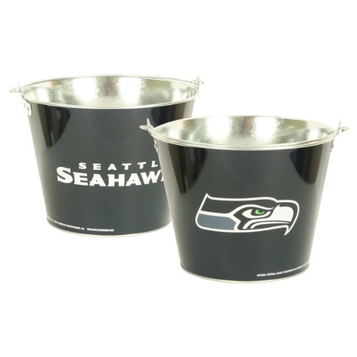 Seattle Seahawks Two-Sided Print Beer Bucket (Holds up to 8 Long Necks + Ice)