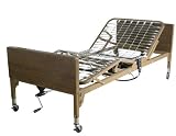 Drive Medical 15030-FR Ultra Light Plus Semi-Electric Bed with Full Length Side Rails