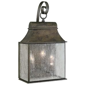World Imports Lighting 61313-06 Revere 3-Light Wall Mount Lantern, Flemish by 
