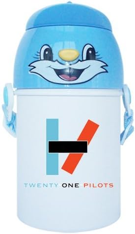 NuWaWa Amercian Band Twenty One Pilots Logo Custom Kid's Water Bottle 12 OZ/350 ML Mom's Good Choice(DeepSkyBlue)